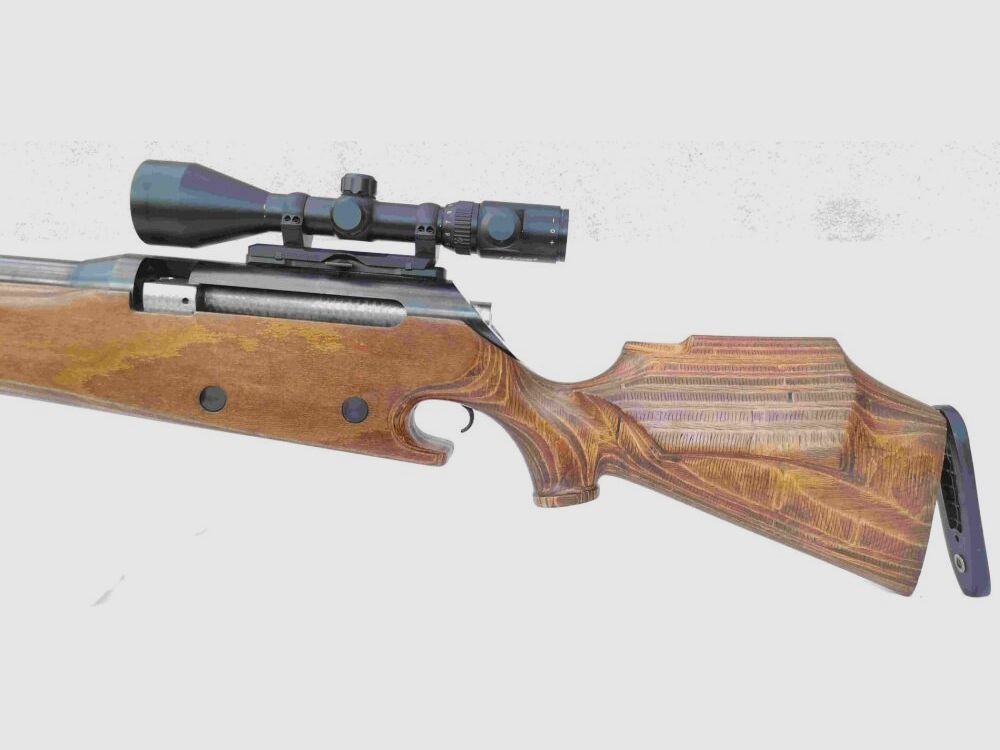 unbekannt 50BMG - Einzellader mit Schichtholzschaft