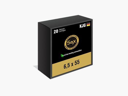 Amunicja SAX 6,5x55 KJG-SR, 6,0g