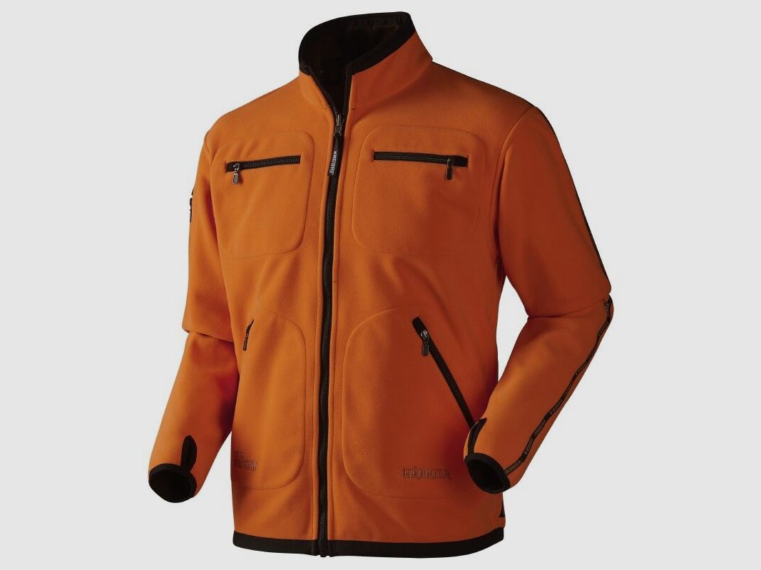 Härkila Kamko Fleecejacke Green/Orange