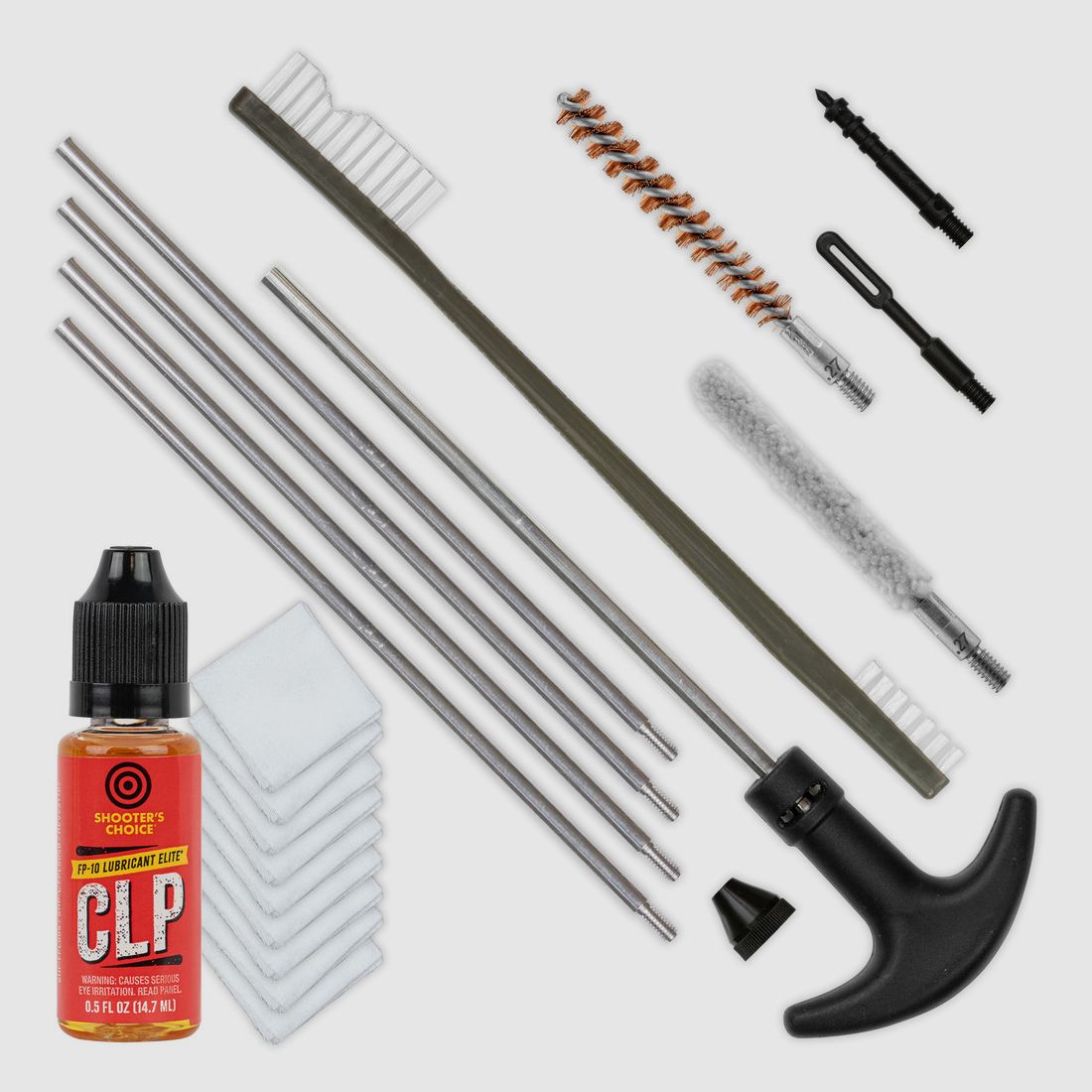 Shooter's Choice Waffenreinigungs-Kit .270 / 6,8 mm – 8-32 inkl. FP-10 Lubricant Elite CLP (SHF-SRK-270)