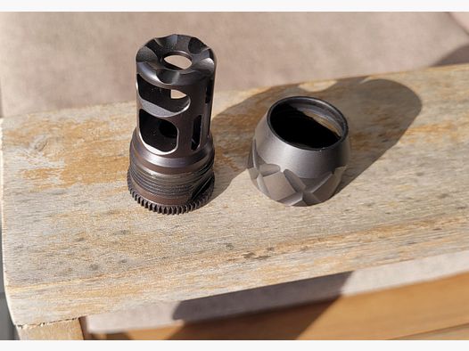 Kühn Mündungsbremse - 1/2x28 Borelock für 223 *ungeschossen*