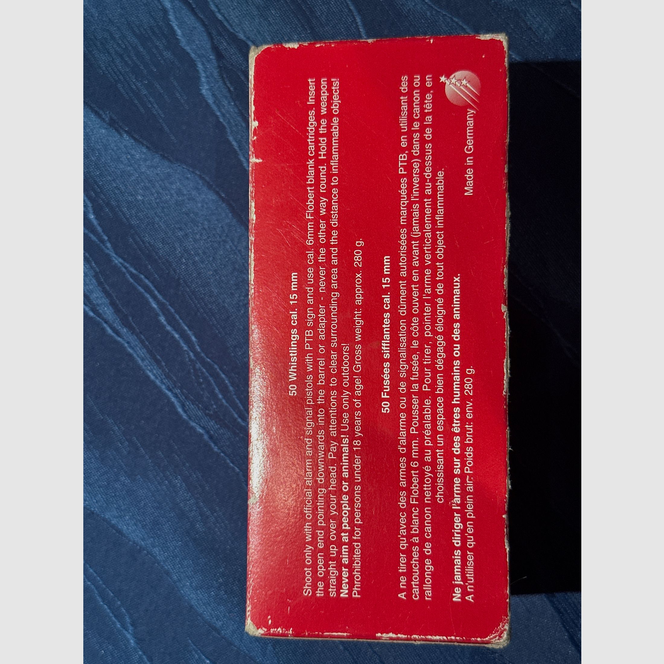 Cartouches à sifflet Umarex-XL (projectiles à sifflet, 15 mm)