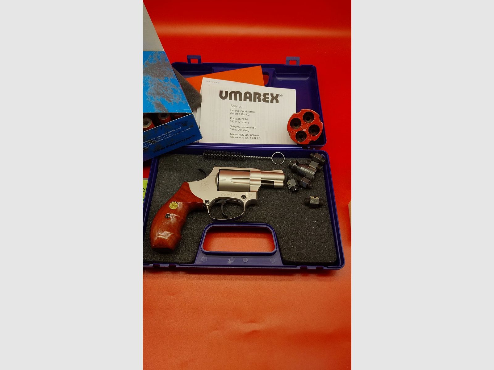 Smith & Wesson Model. Chiefs Special ca, 9mm k. PTB 503  "Neuwertige nur einmal benutzt