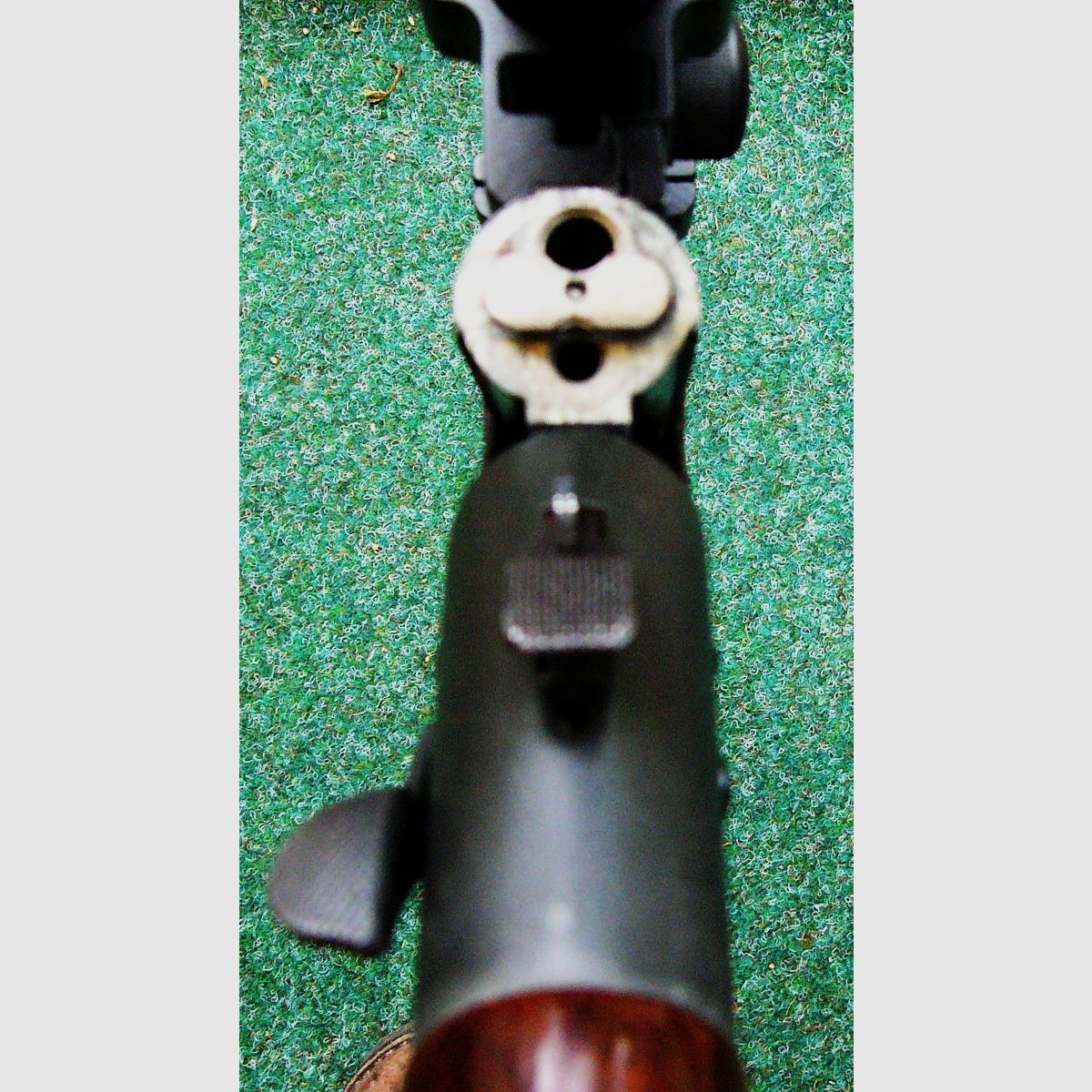Rhöner Bockbüchsflinte  (Schonzeitbüchse) Cal. 9mm Flobert (glatter Lauf) + .22 lfb, mit Zielfernrohr 4 x 32, gebraucht, guter Zustand 