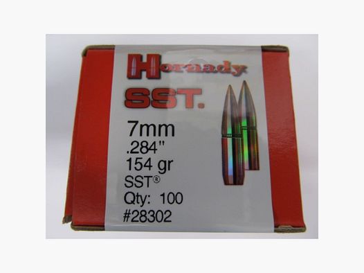 HORNADY BALLE 7MM GR 154 SST