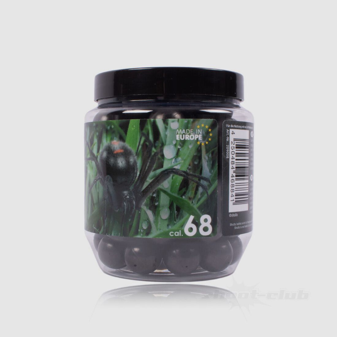 Umarex T4E HDS .68 - SET Black Widow Rubberballs, Pepperballs, Co2 Kapseln