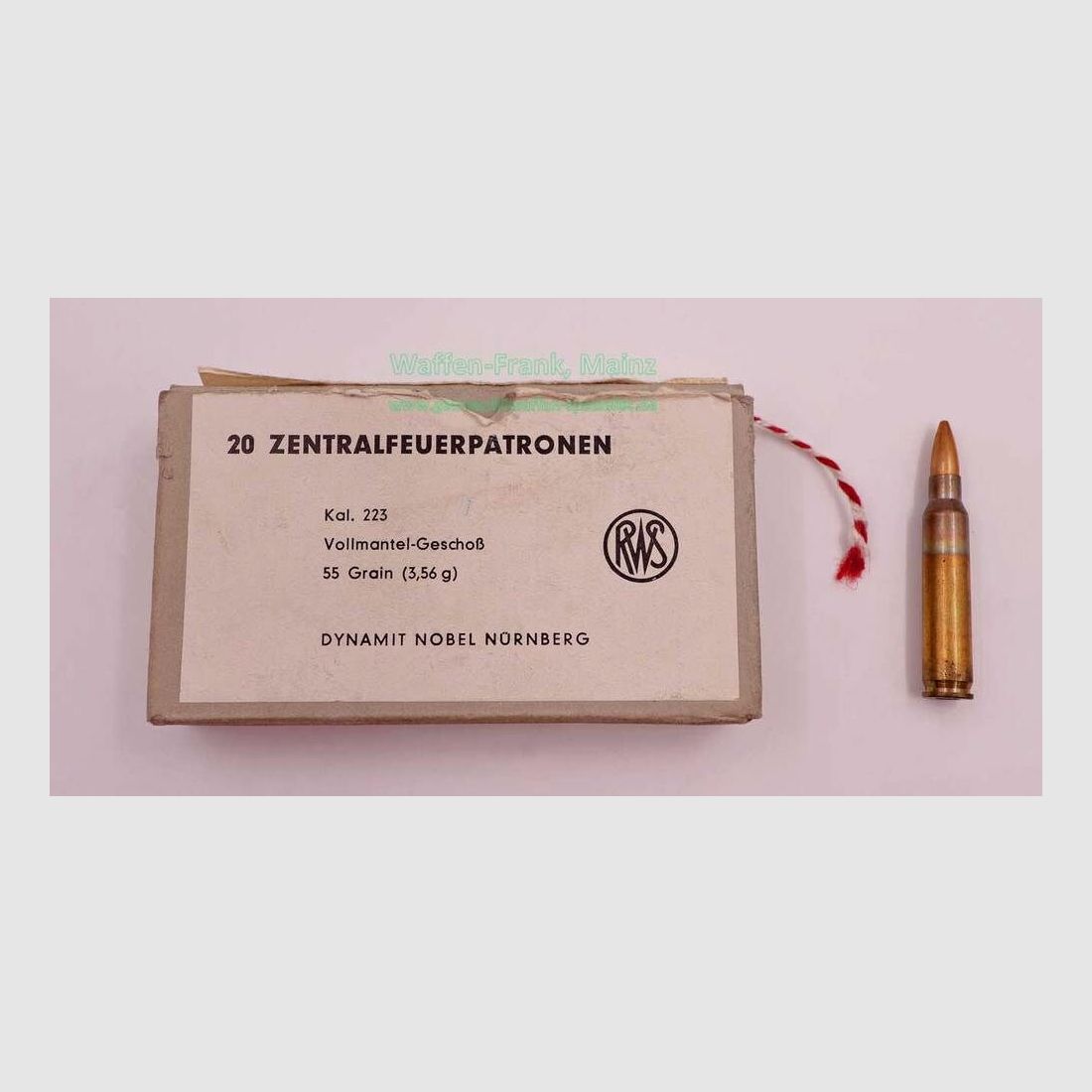 RWS (WZd.Fa.Rottweil) Büchsenpatronen .223Rem