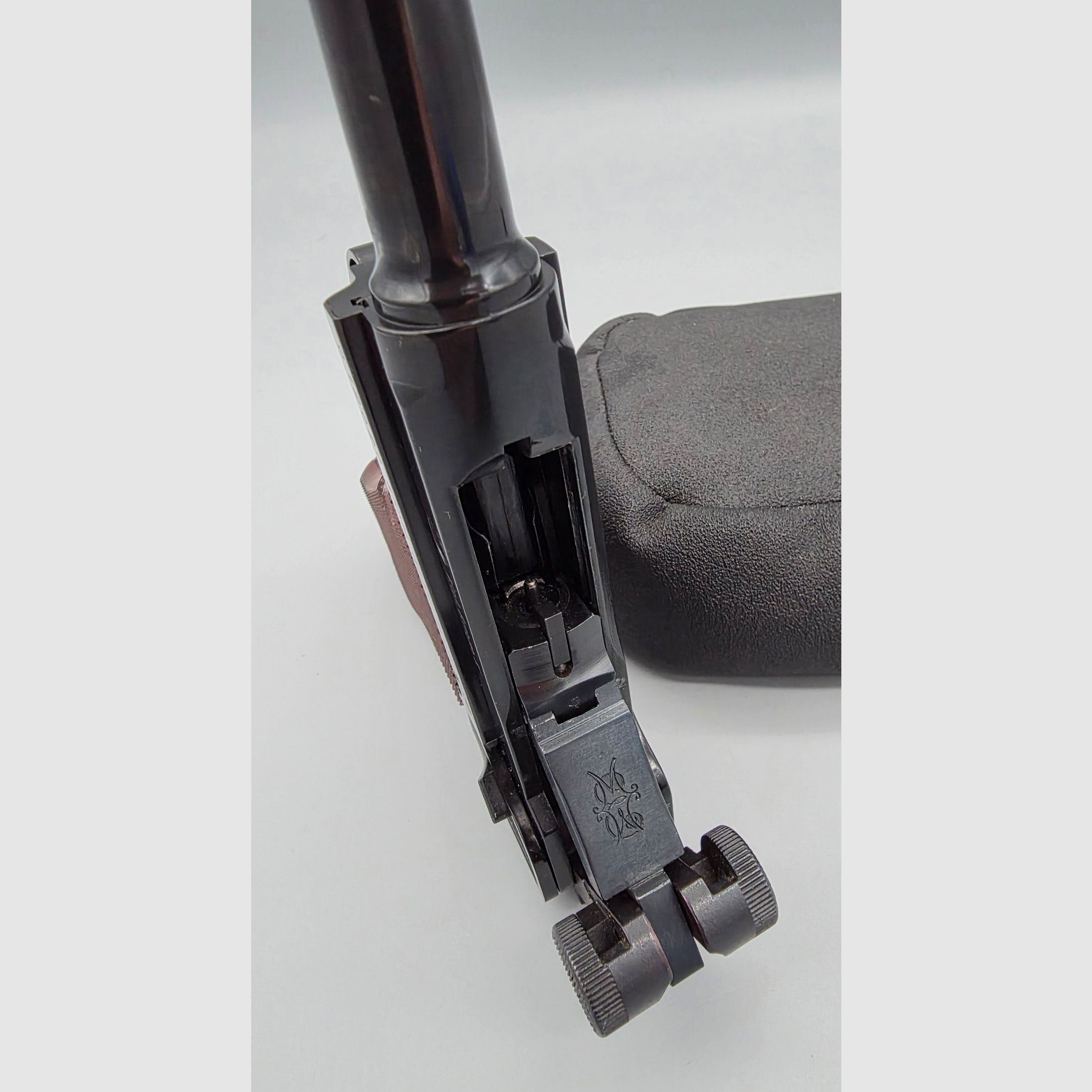 Erma Mod. KGP 690 estado de colección 8mmK P08 pistola de fogueo PTB 402 SRS rara KGP690