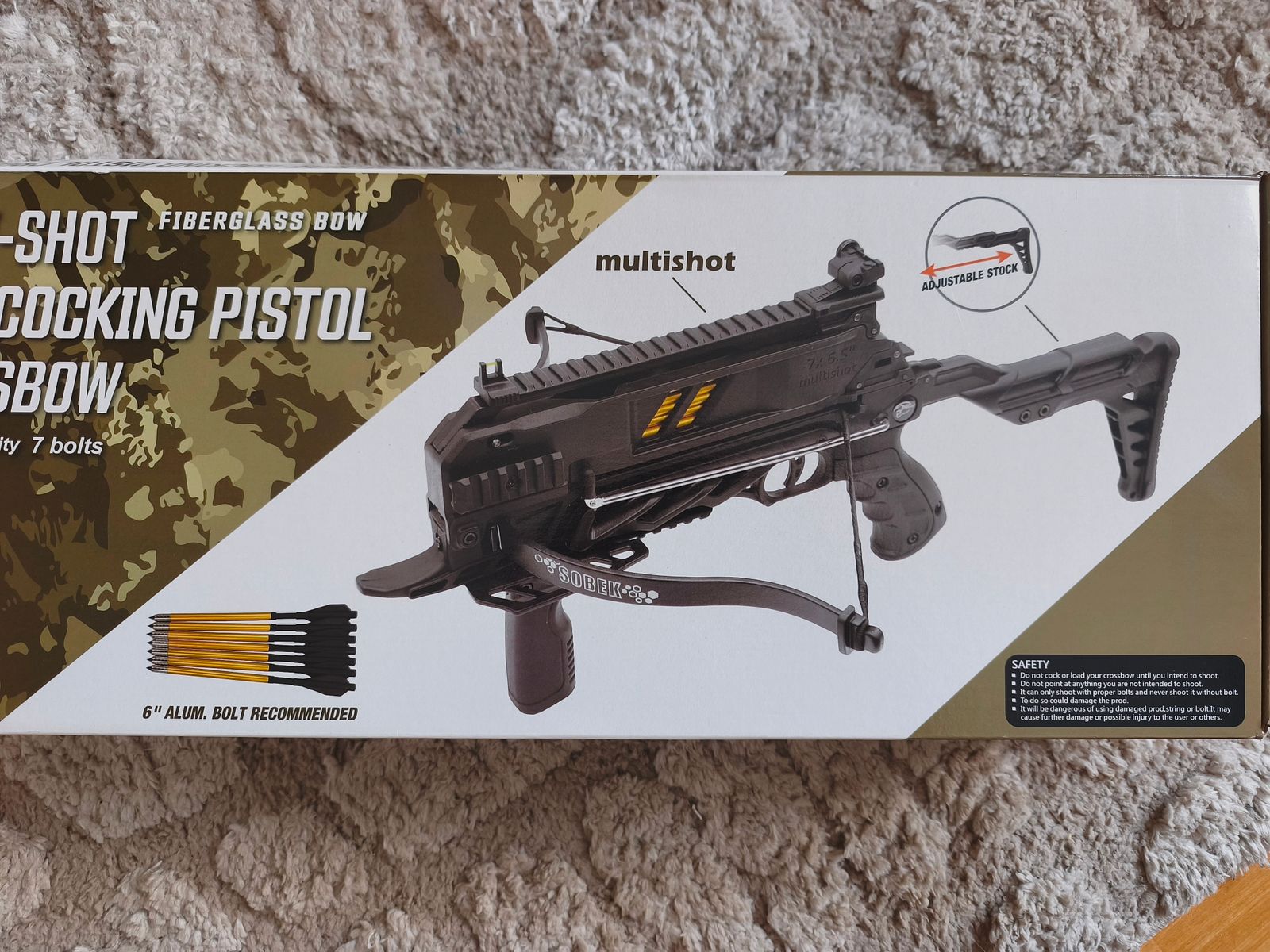 Nowa kusza pistoletowa z magazynkiem