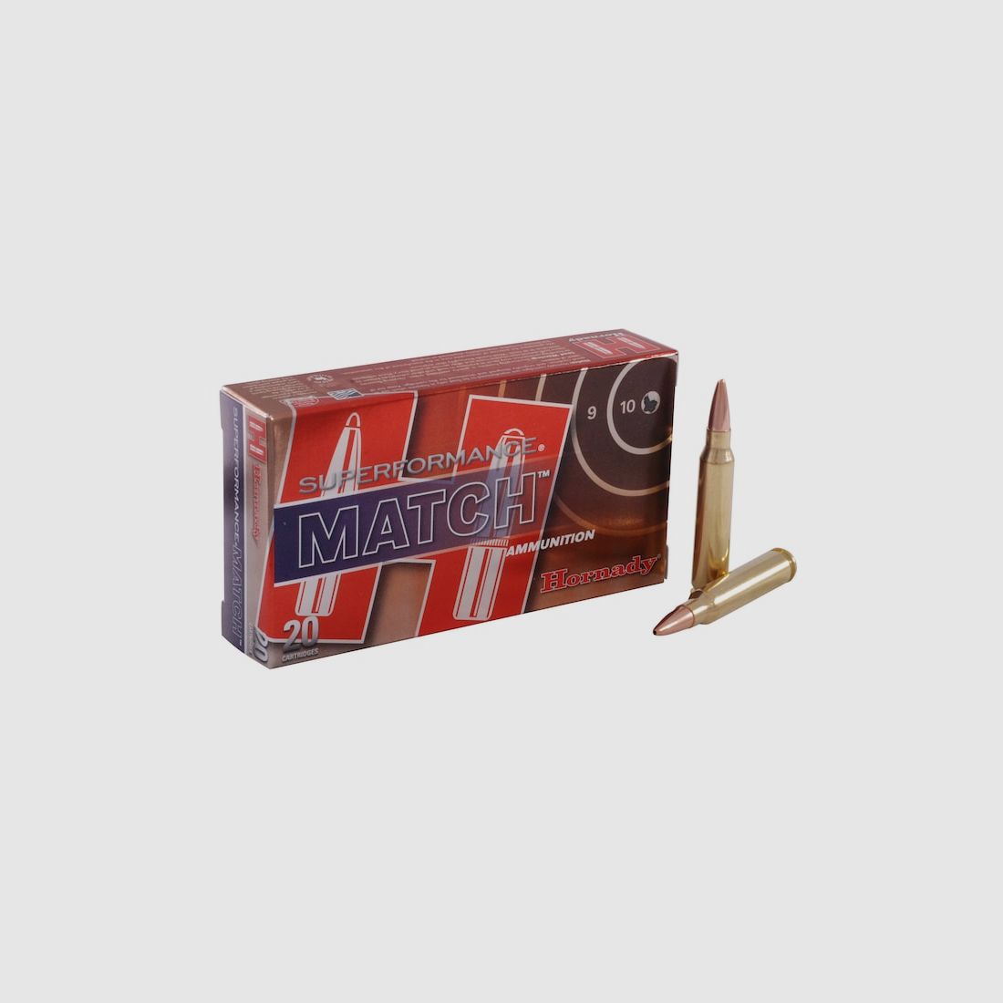 Hornady Superformance Match .223 Rem. 75GR BTHP Match 20 Patronen