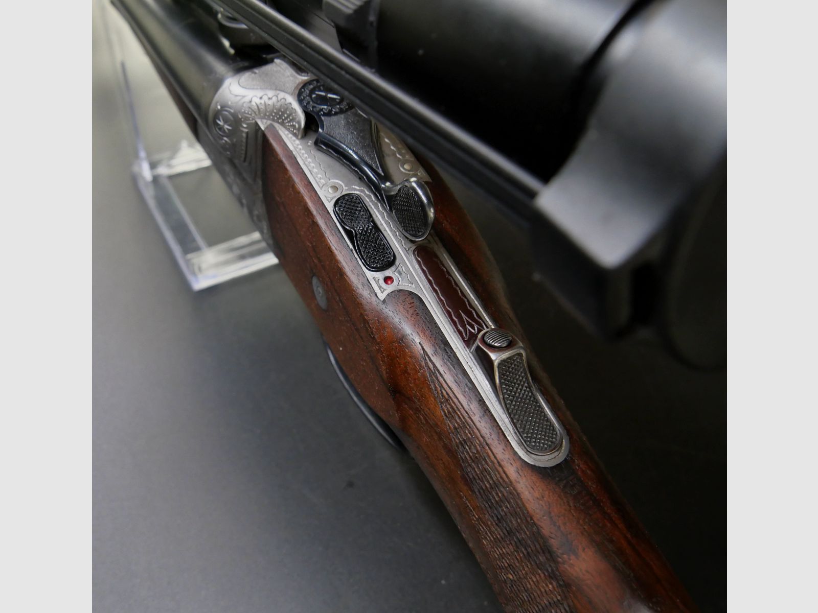 Krieghoff Trumpf - Foratura standard con morsetti per pallini separati 7x65R; 12/70 + canna inseribile