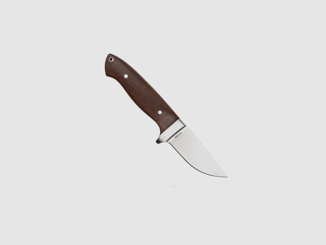 Coltello da caccia Blaser Classic 80 con lama drop point e impugnatura in legno, immagine 2 di 4