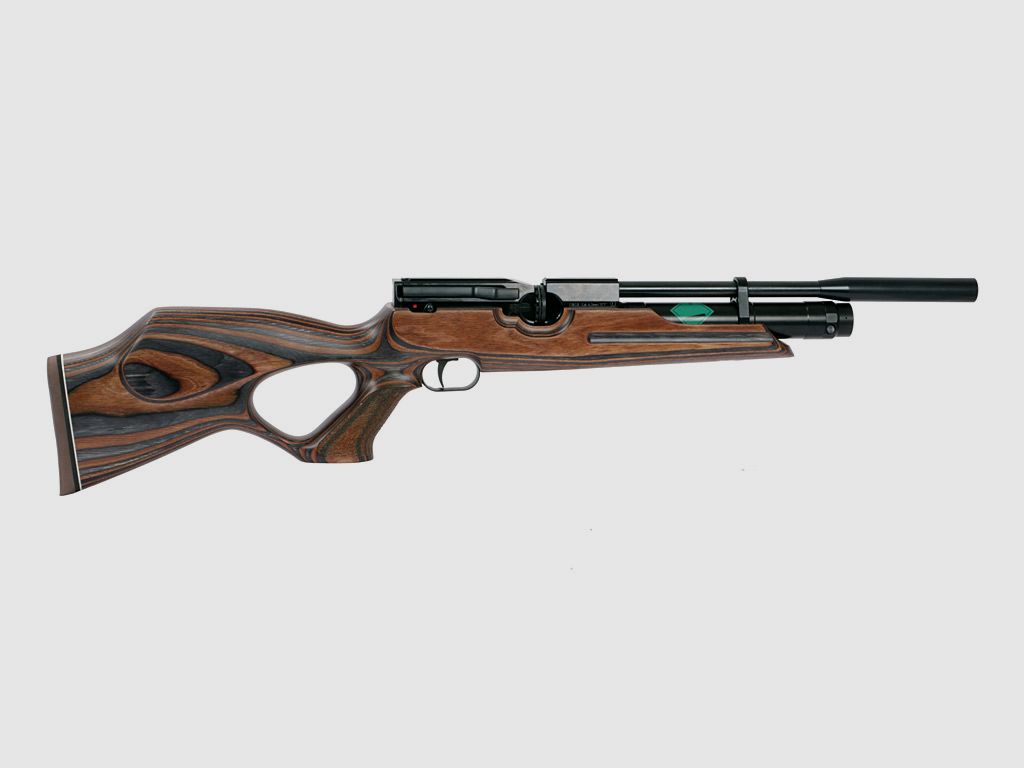 Pressluftgewehr Weihrauch HW 100 T mit Schichtholzlochschaft, Carbine, 5,5 mm (P18)