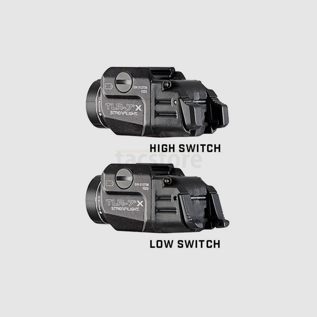 Streamlight TLR-7X USB Tactical LED Illuminator - Black, Bild 6 von 7