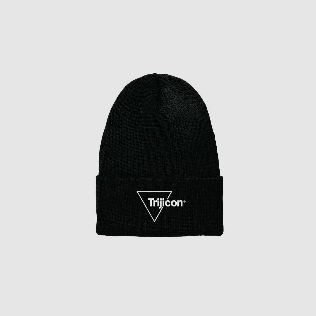 Beanie/Mütze schwarz mit Logo Einheitsgröße