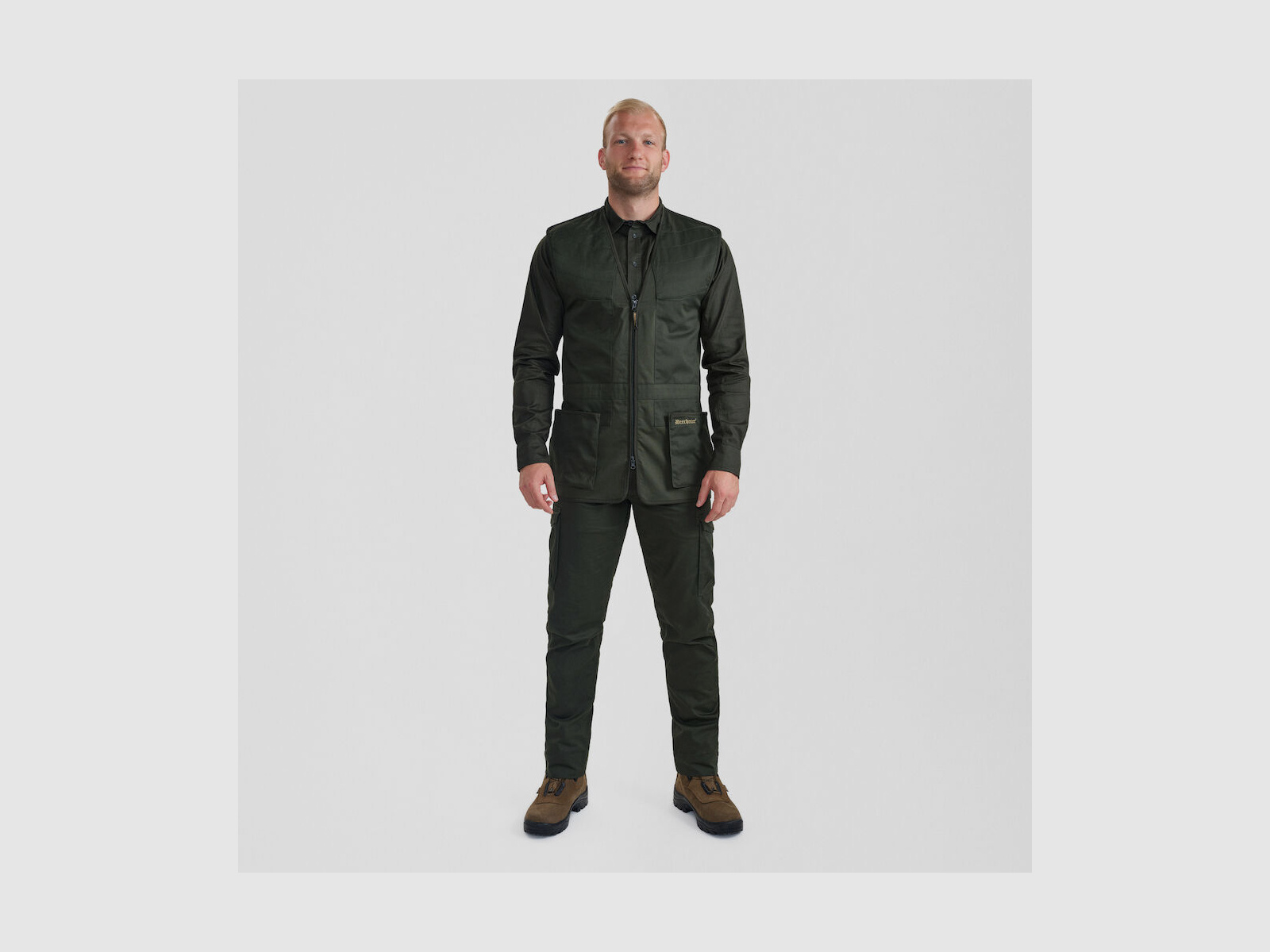 DEERHUNTER Atlas Shooting Waistcoat Timber