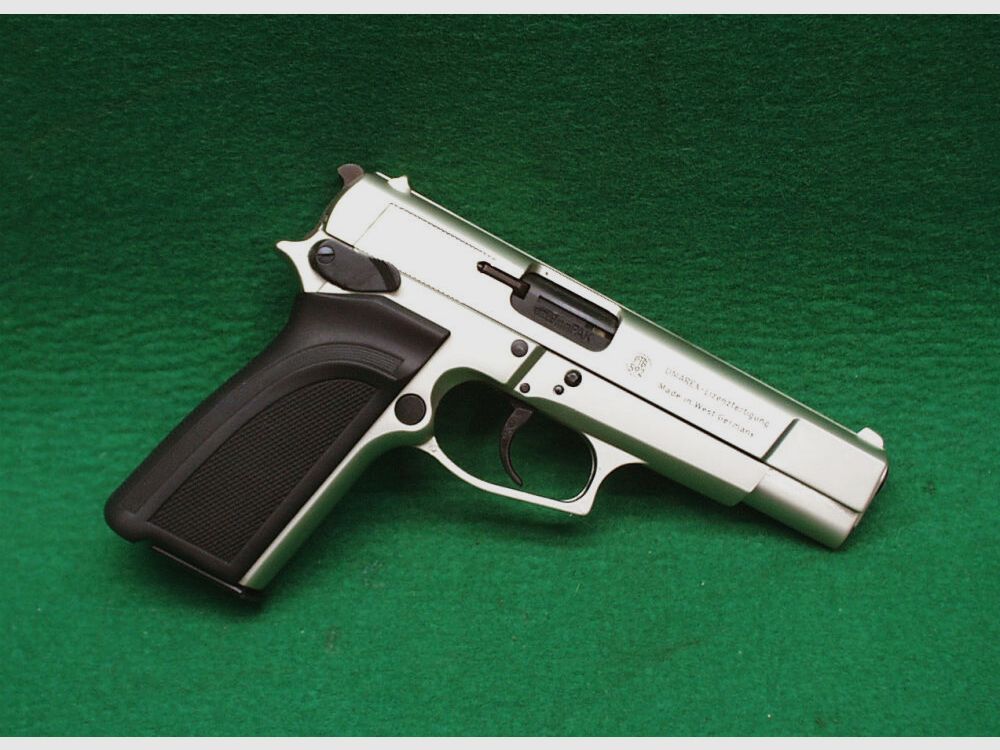 Pistola de alarma Browning GPDA 9, niquelada