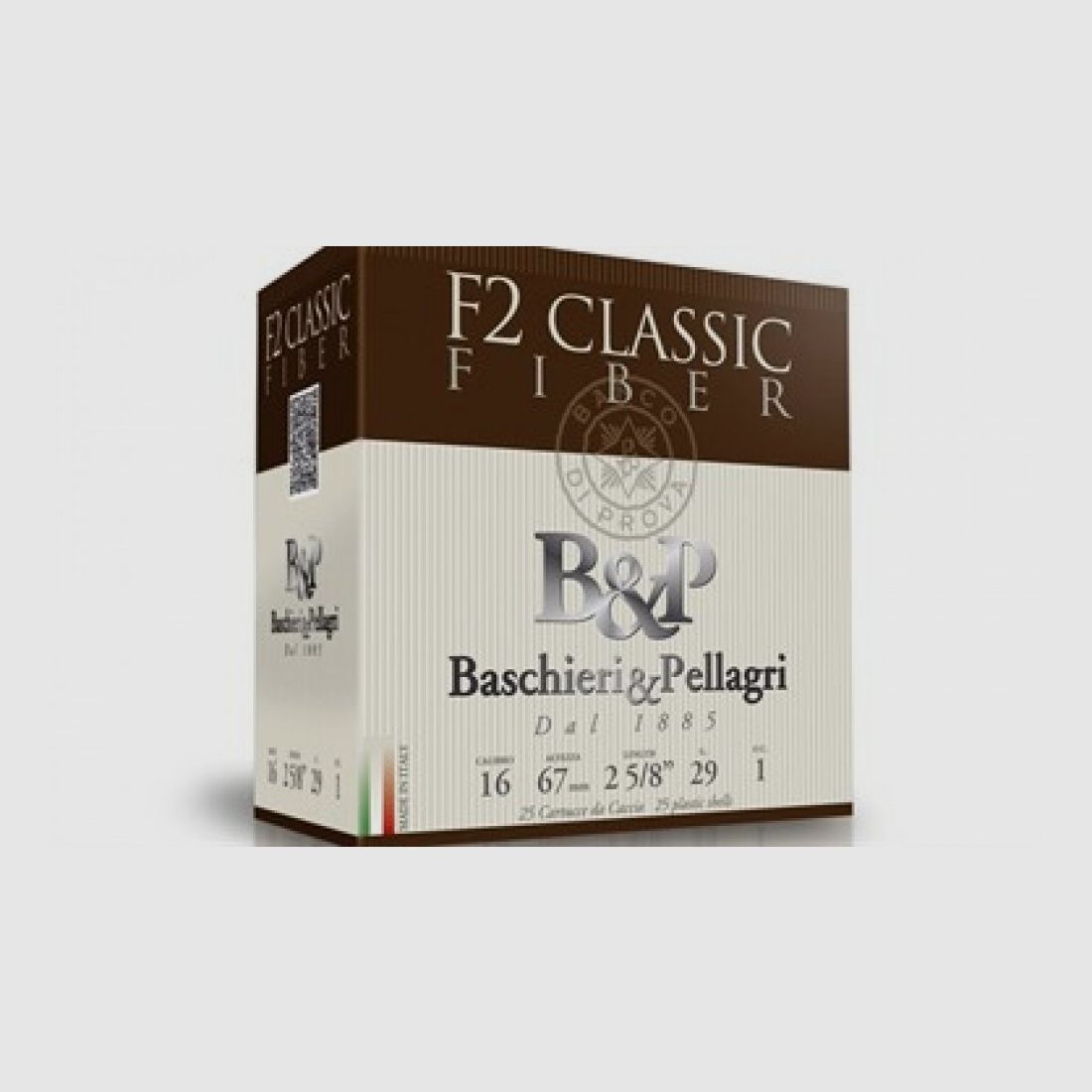 BASCHIERI & P. Patronen F2 Classic Fiber Kal.16 gr.29 pb.7