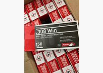 Aguila 1000 stuks standaard .308 Win BTFMJ 150 grs geweerpatronen