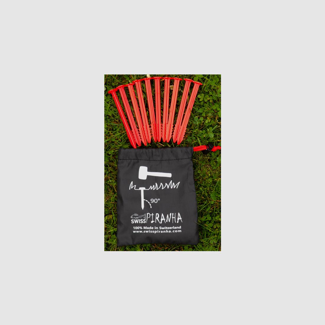 SwissPiranha Pegs RT120 (Set mit Tasche 10Stk.)