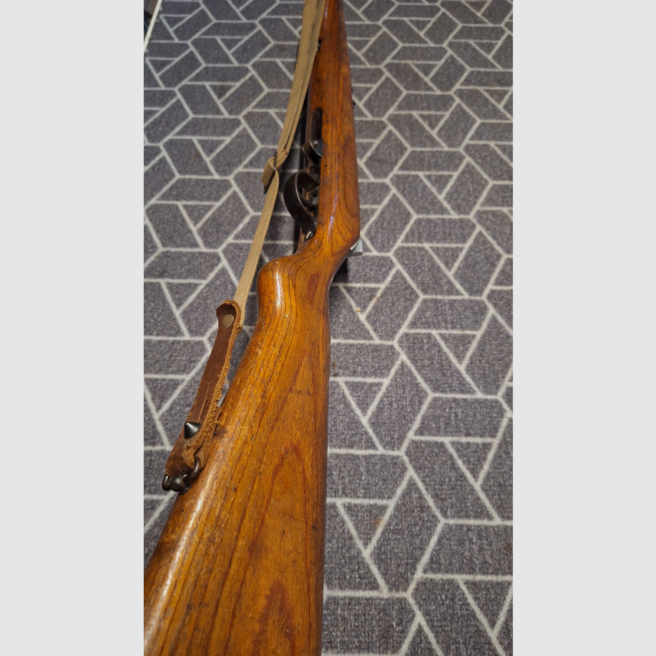 Haenel Suhl Sport Modell 49a (no 310) con correa, funda y cargador de 12!