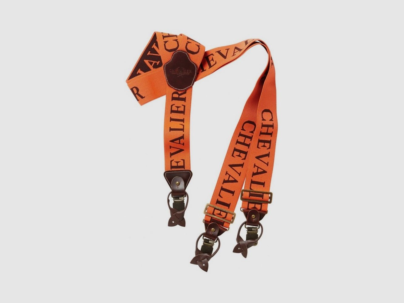BRETELLES CHEVALIER PINCES / BOUTONS (HAUTE VISIBILITE ORANGE) (016922)