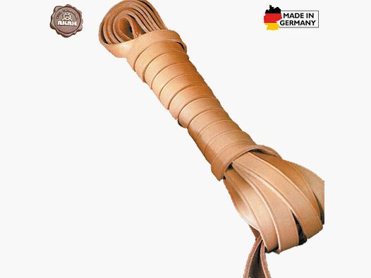 AKAH Schweißleine aus Fahlleder 8m / 10m