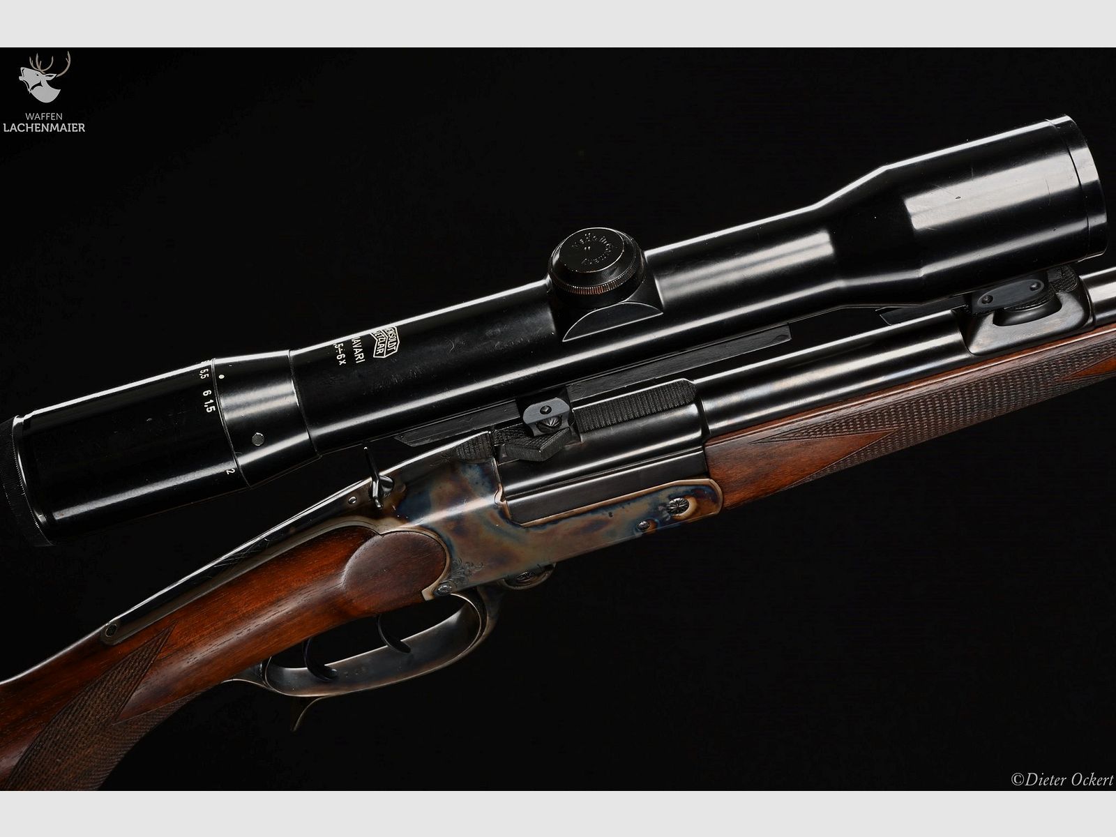 Sauer hunting rifle in caliber 8x48R.