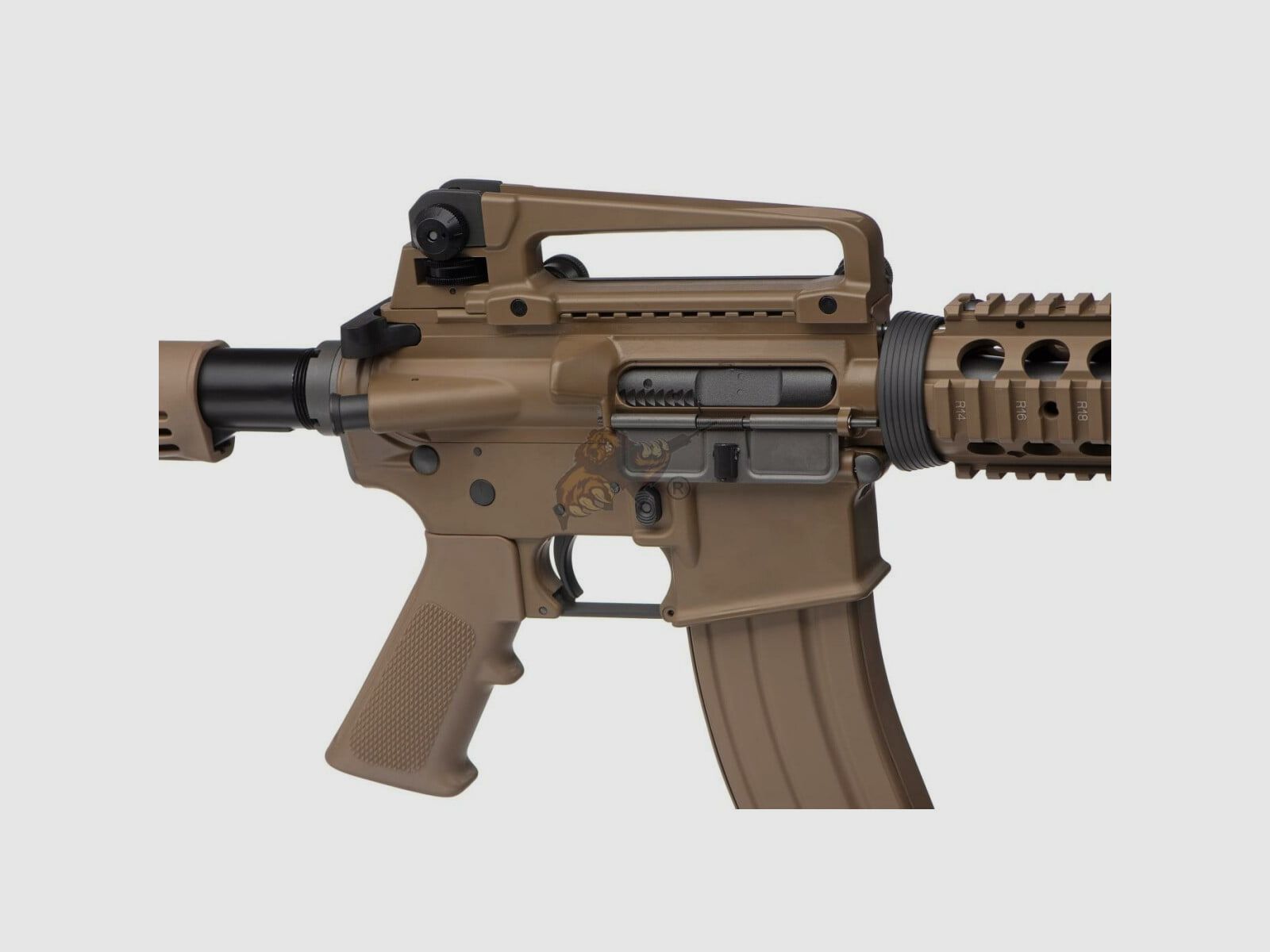 M4 CQB GBB V3 open Bolt Airsoft Desert - WE -F-, image 3 of 4