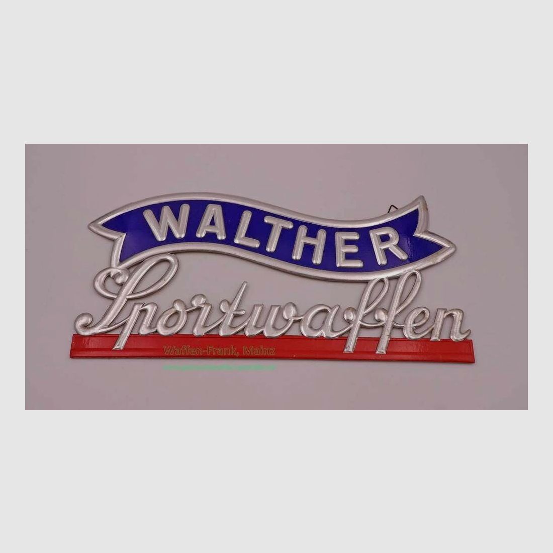 Walther - Ulm Historisches Werbeschild Vintage/Sammlerstück