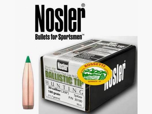 NOSLER Geschosse BALLISTIC TIP Kal.308 - 180gr. 50Stk. 30180