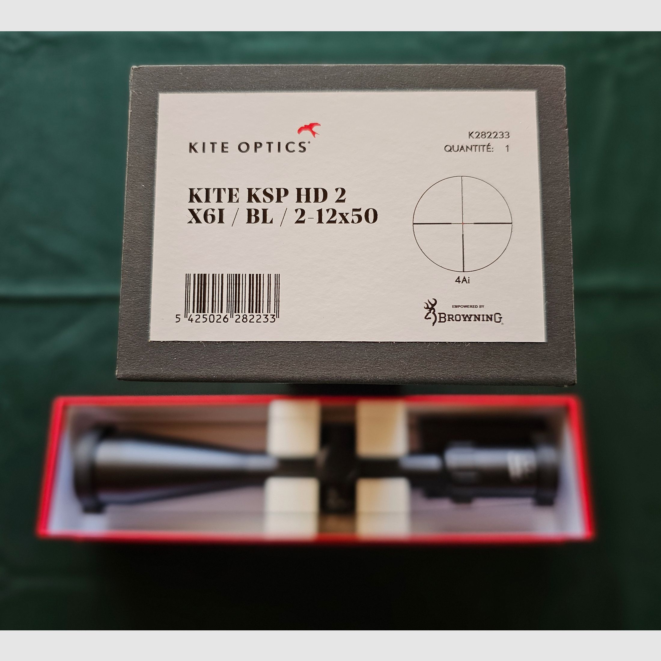 Jagd-ZF "KITE KSP HD 2,  2‑12x50 i" – nowy celownik optyczny / model pokazowy / nigdy nie montowany