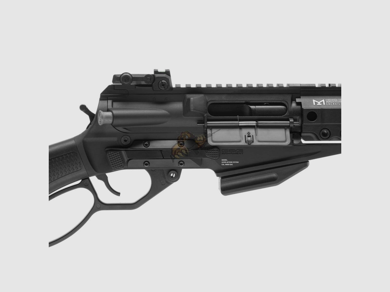 G&G LevAR 15" Fucile a leva a gas in nero Airsoft libero da 18