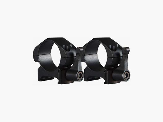 Hawke Precision Steel Ring Mount Weaver 1" Low QD-Hebel 2 St. Höhe 4 mm