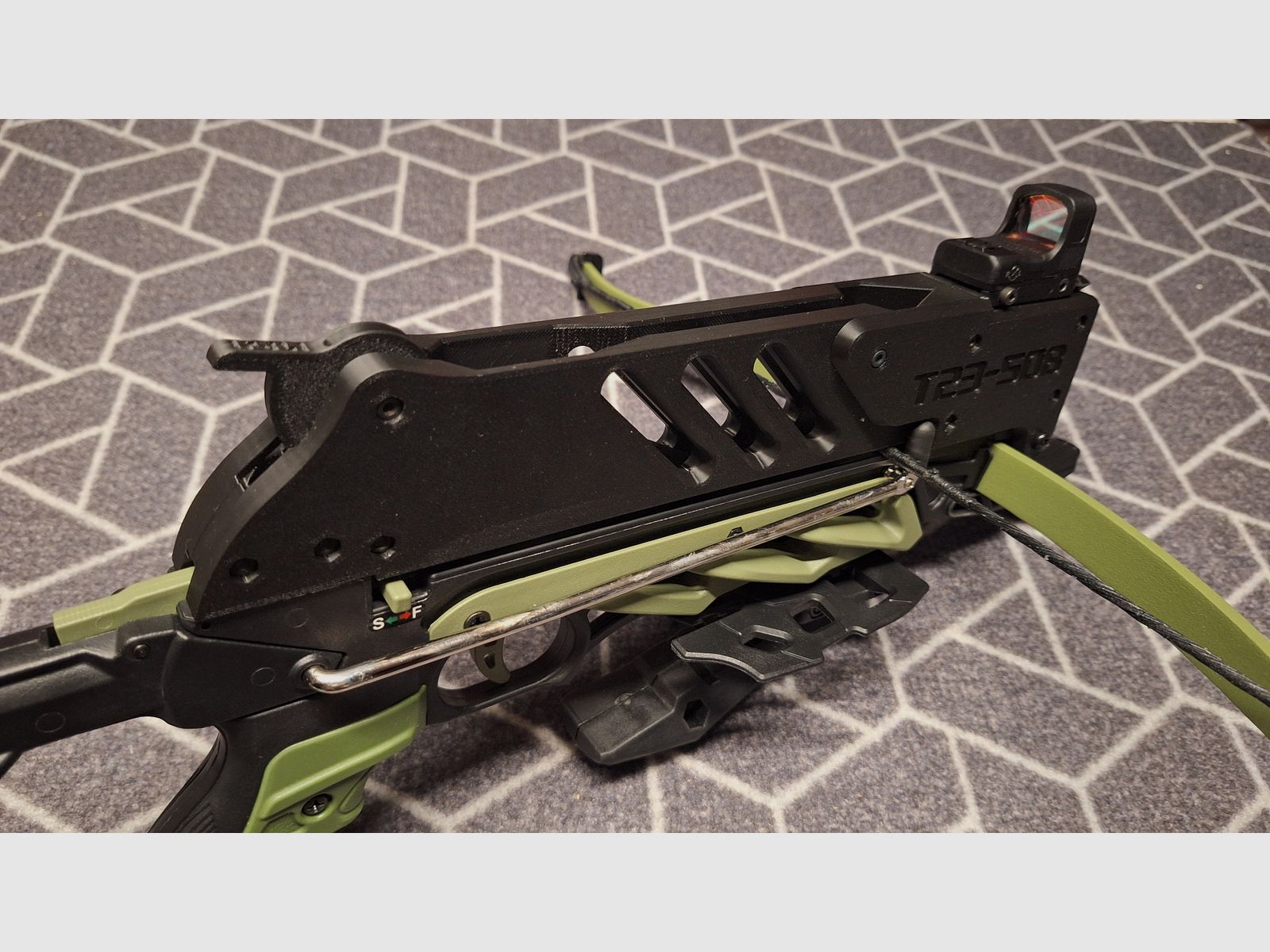 Pistolen-Kruisboog "Snake Hunter" 7Schuß magazijn/Red Dot/tas-NEU!