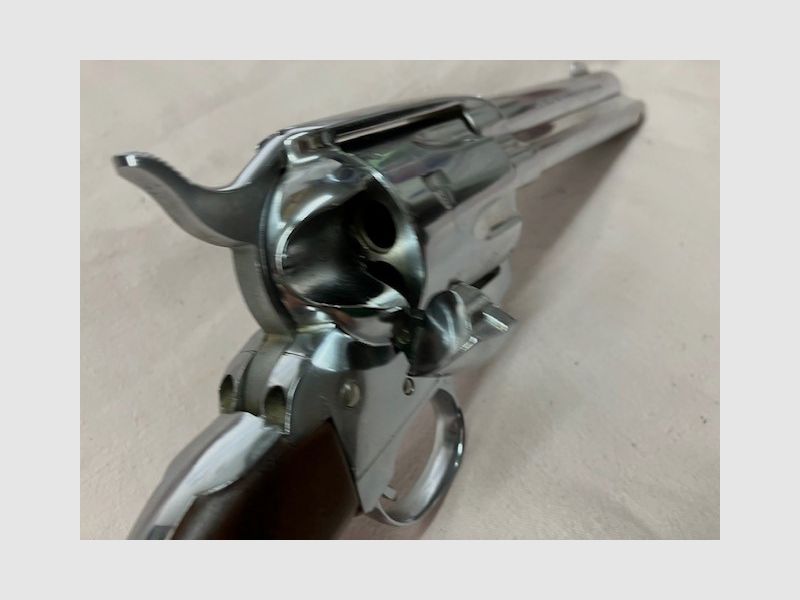 Texas Scout Frontier 9mm K, PTB Nr. 241 - Esecuzione Gunfighter (versione corta) di H. Schmidt MAI UTILIZZATO - TOP -