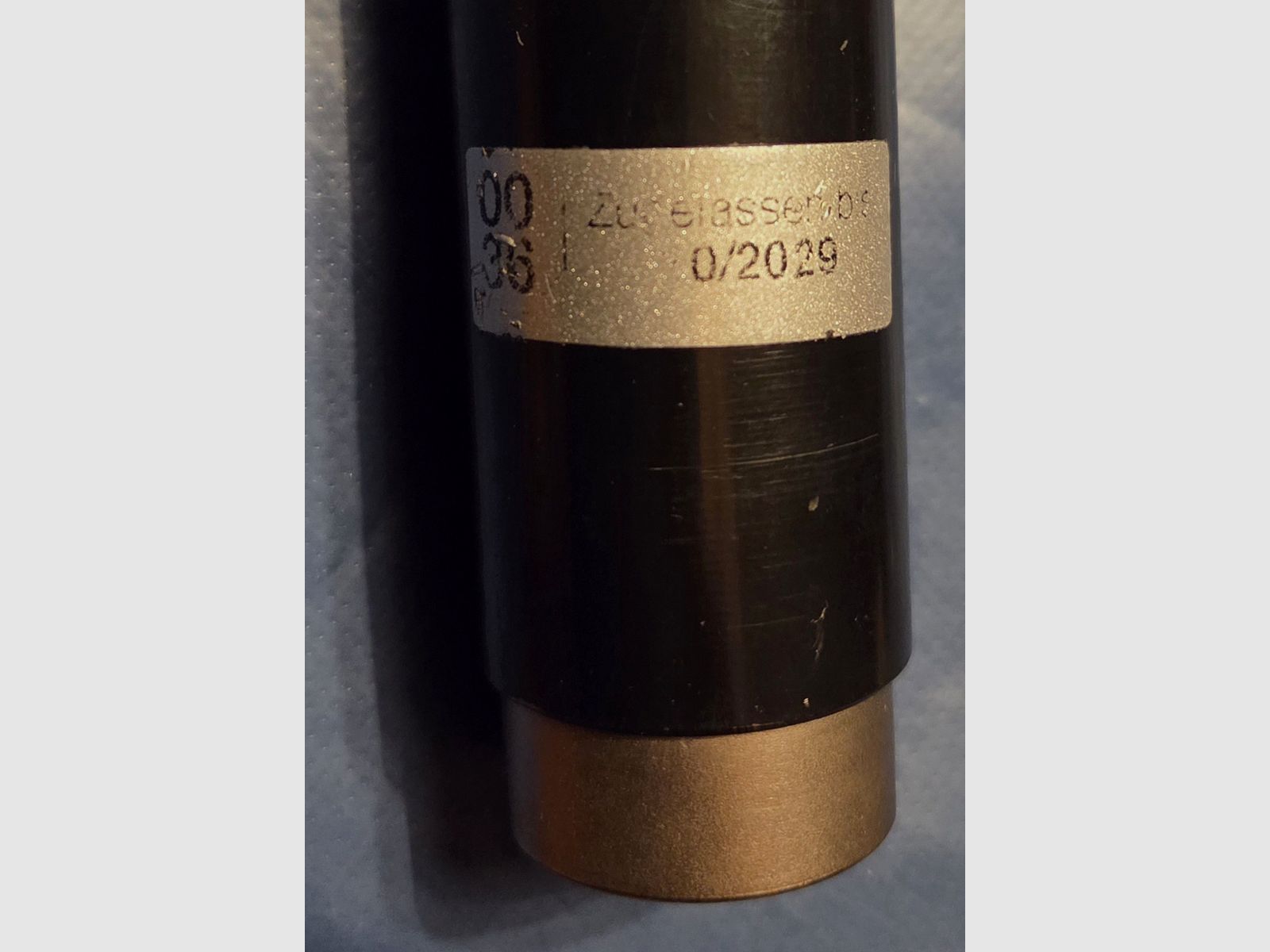 Walther LG 300 LG 400 compressed air cylinder steel 300 bar max TÜV until 2029