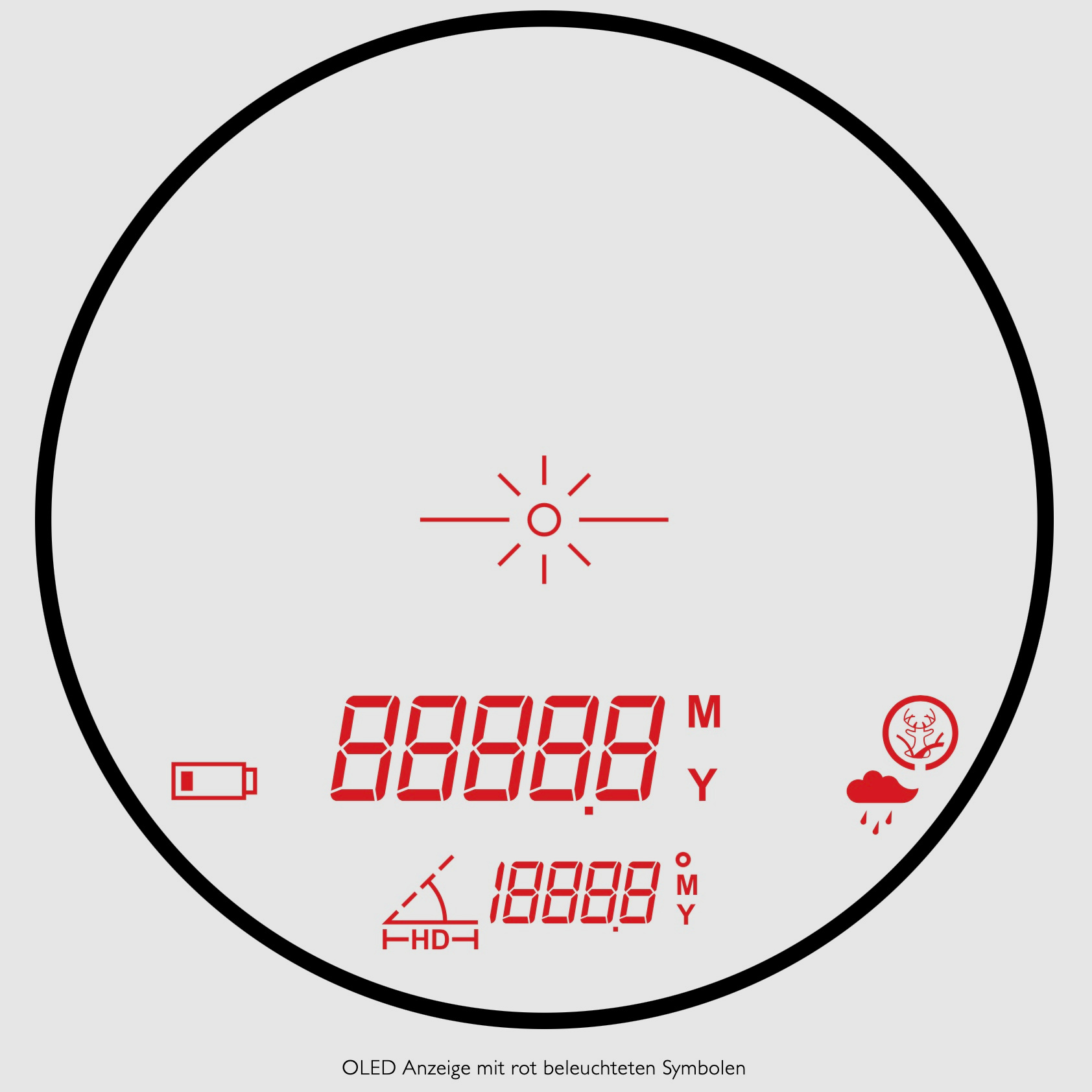 HAWKE 41210 Laserafstandsmeter Endurance 700 Afstand Hoek Regen Jacht