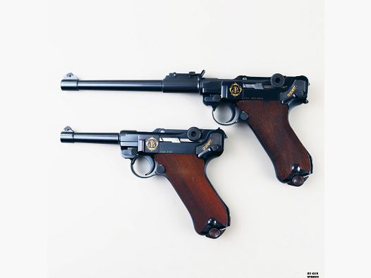 Combo Set pistole DWM mod. P08 & LP08 cal. 7,65 para matr. 4231 & 9063m