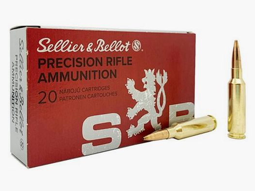 Sellier & Bellot – Munition / Precision Rifle Ammunition / 6.5 Creed Moor HPBT / 142gr / 9.2g / 20 Stück