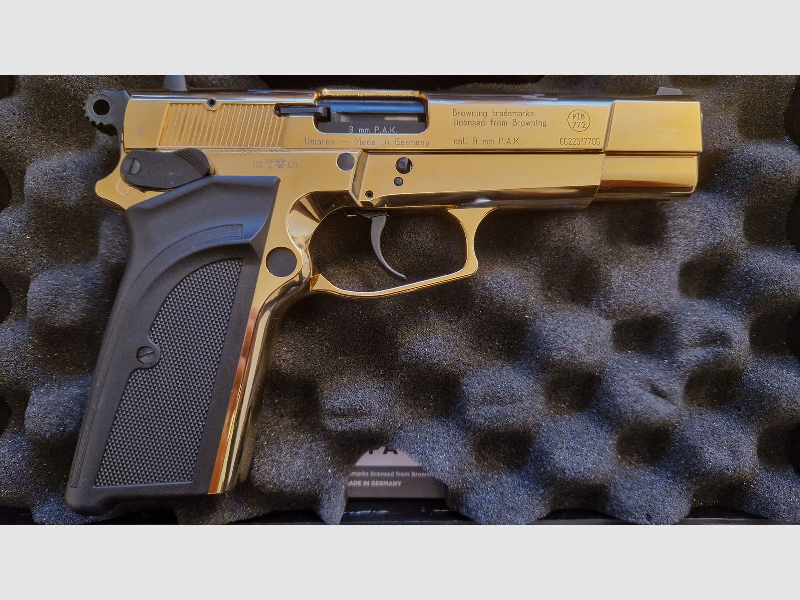 Browning GPDA 9 gold 9 mm P.A.K.