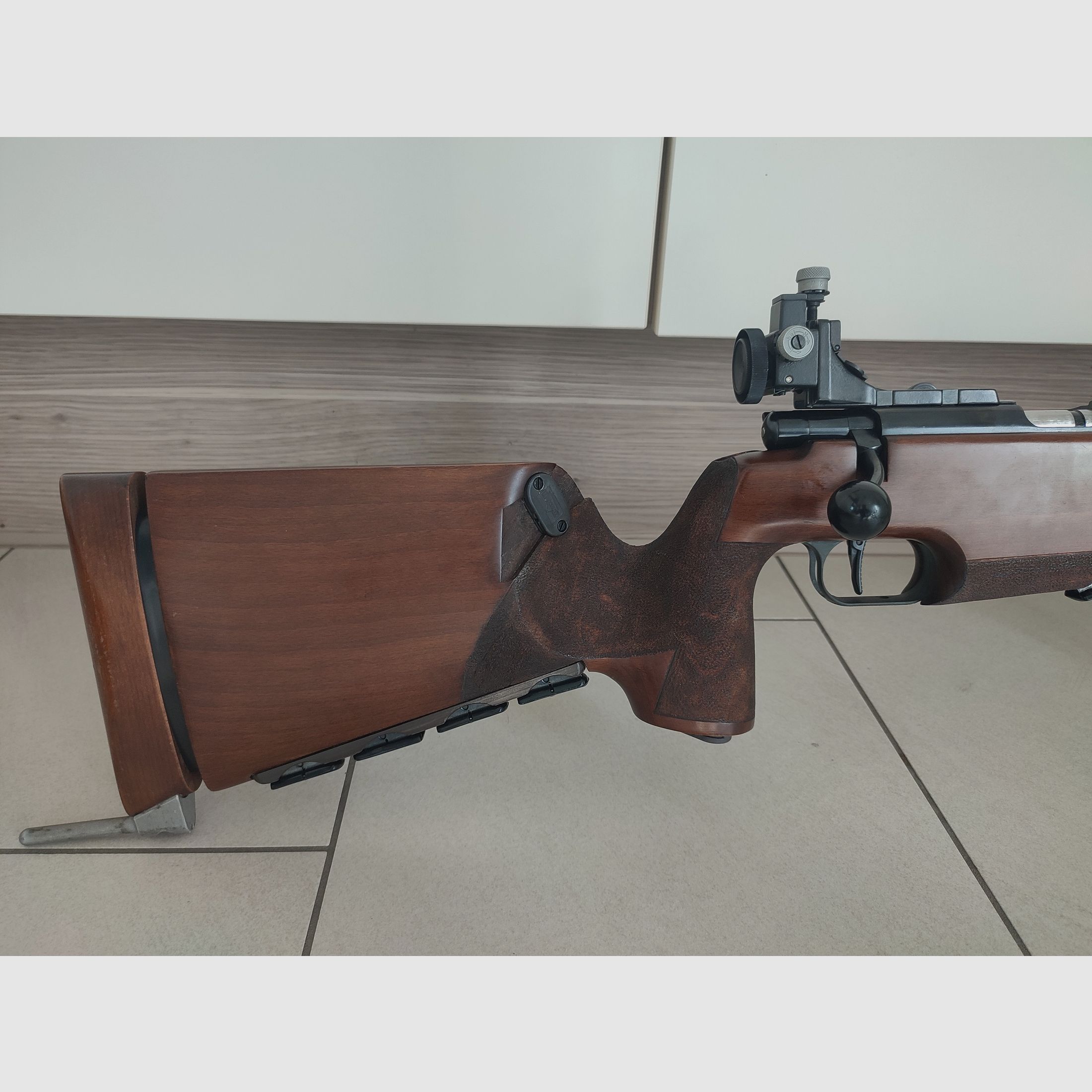 Anschütz 1427 Biathlon Repetierer Benchrest .22 KK + 2.000 Schuss Matchmunition