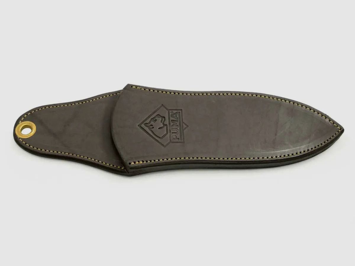 Leren schede voor zwijn speer kogelpunt 923591