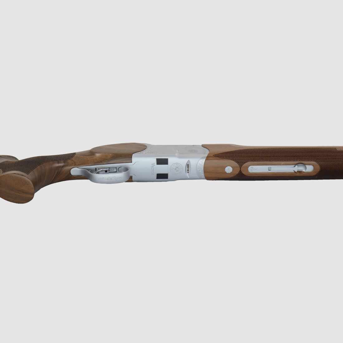  Huglu  Bockdoppelflinte Victor Silber 76cm