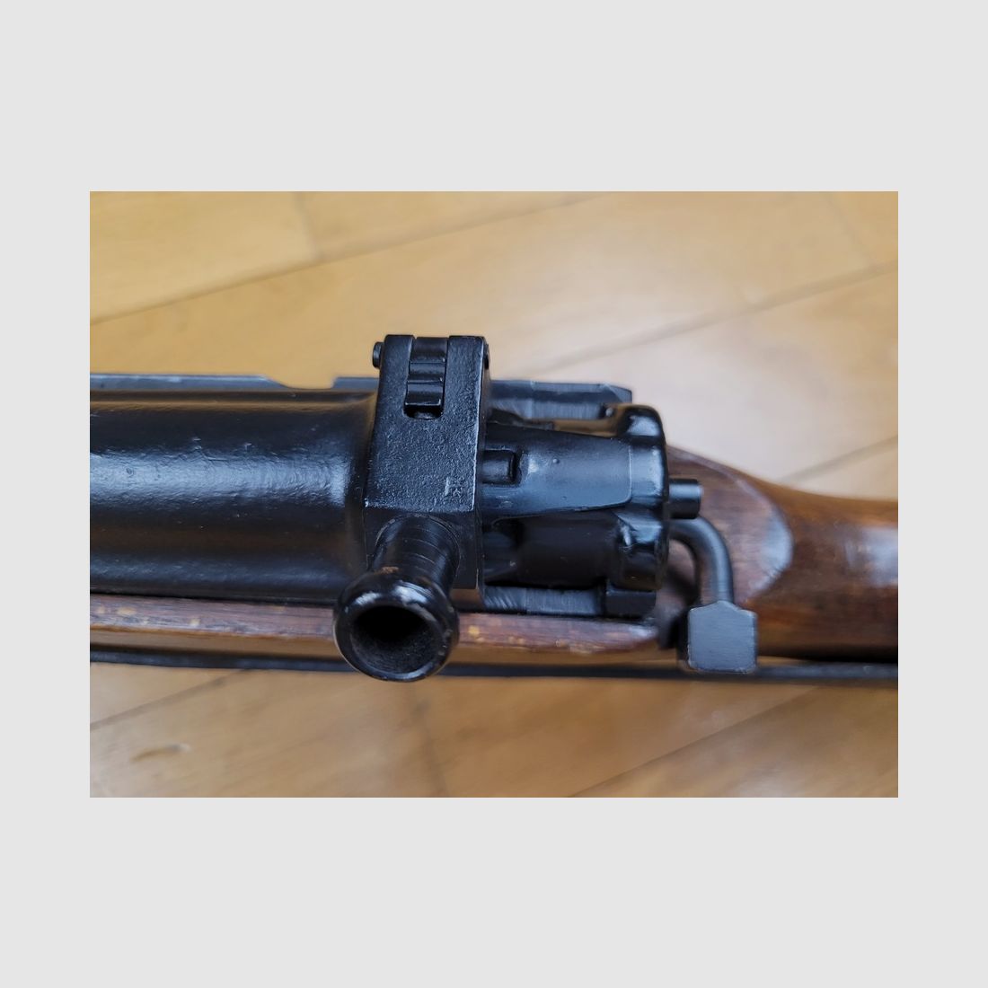 Schönes und seltenes deutsches Selbstladegewehr Walther G43 / K43 – 10 Schuss in 8x57IS – Produktion DUV von 1944 – Nicht monomatrikuliert – Getestet – Schöne Stempel und schönes Holz – Gewehrriemen – „mythische“ Waffe TBE +, Bild 32 von 34