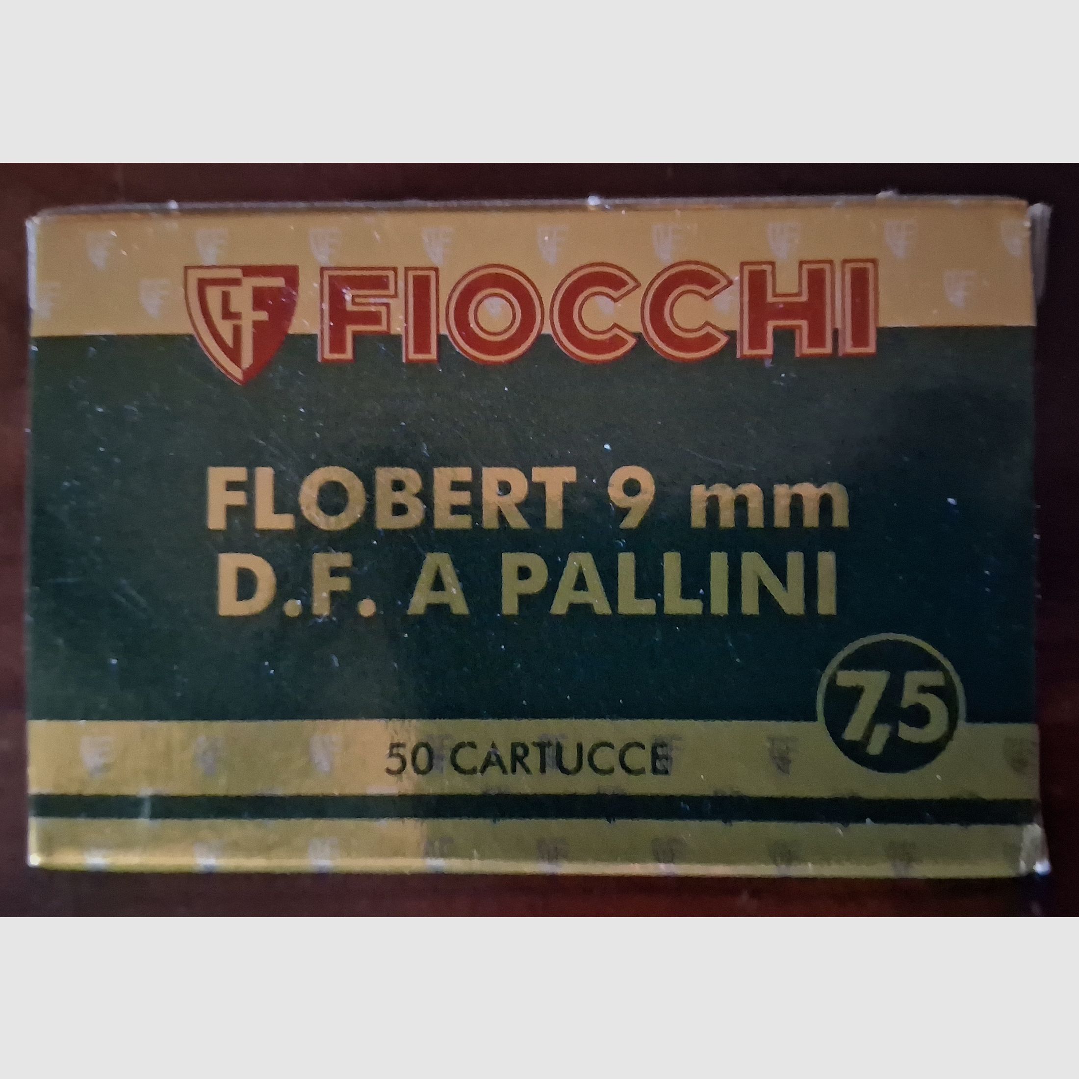 FIOCCHI Flobert 9mm Shots D.F. APALLINI 50 sztuk w opakowaniu N°7,5 - 2,4mm