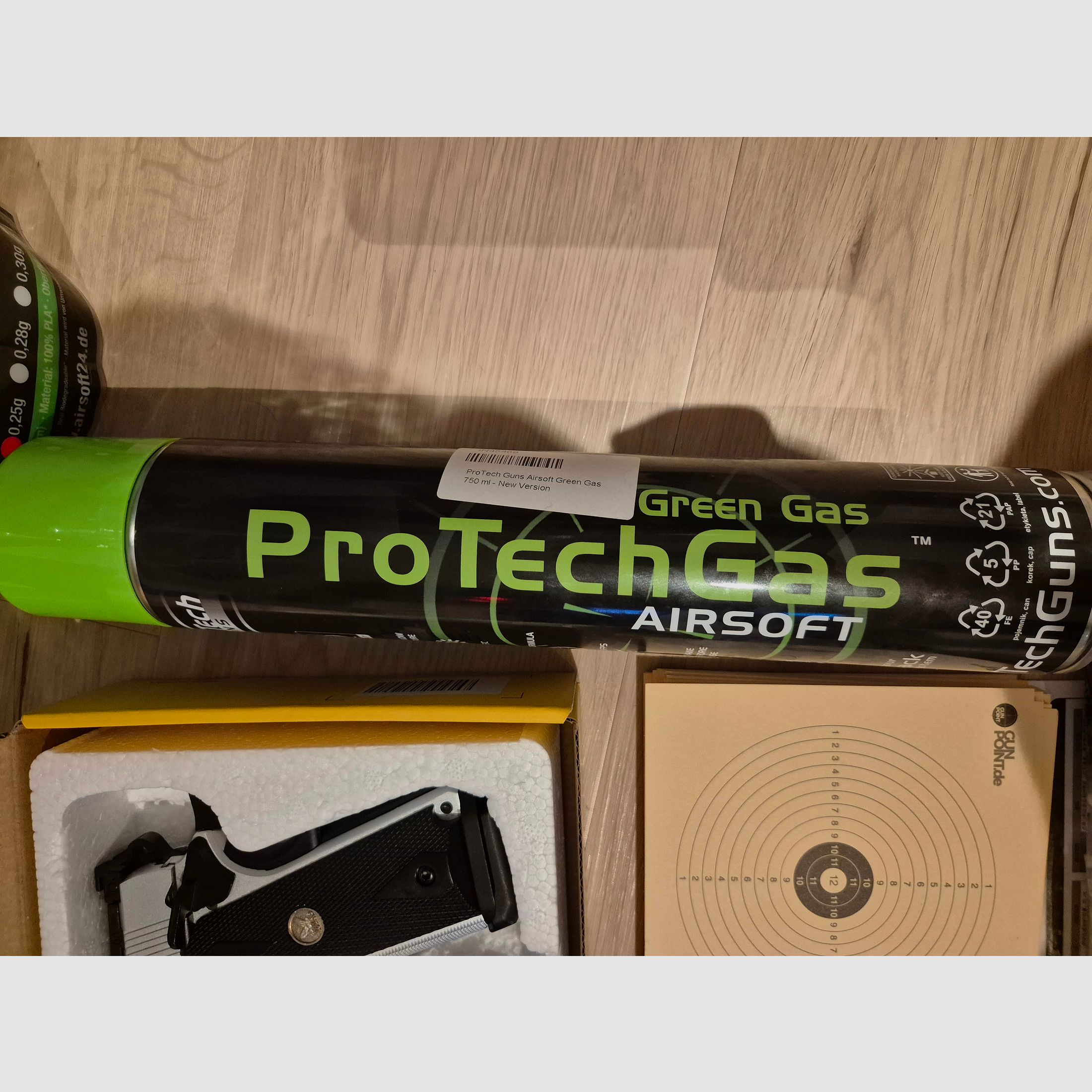 1911 Full Metal Gas Blowback 1.2 Joule with accessories