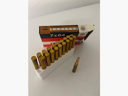 7x64 Hirtenberger geweerpatronen (160 patronen)