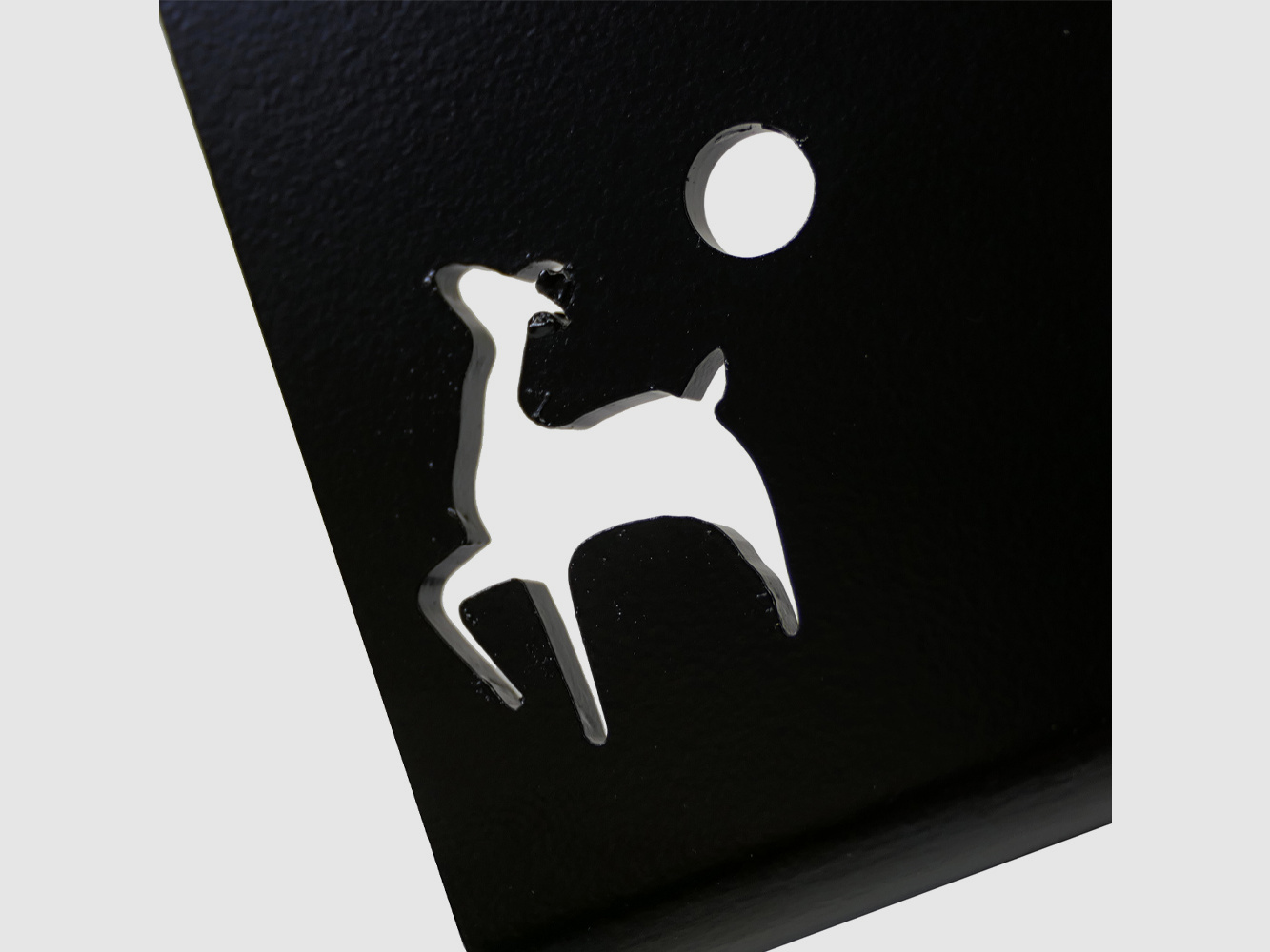 High-quality steel corner brackets 4-piece set KTL coated EXTREMELY ROBUST AND DURABLE