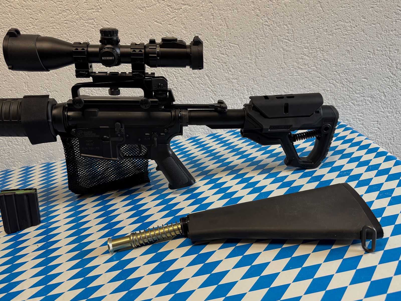 Selbstladebüchse Sabre -Defence XR15 20“ ( M16) mit ZF und Zweibein